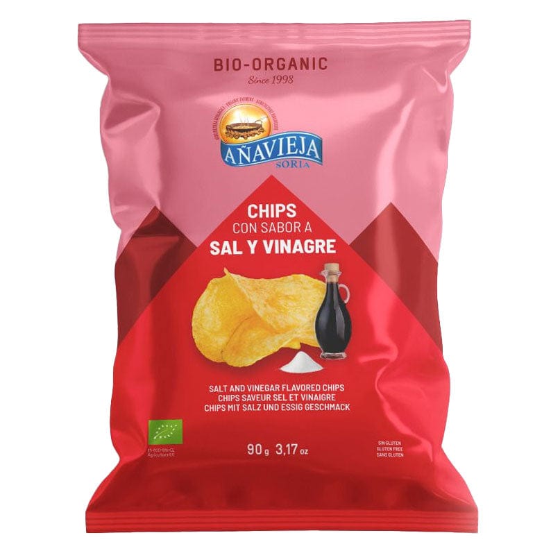 Anavieja Organic Salt and Vinegar Chips 90g