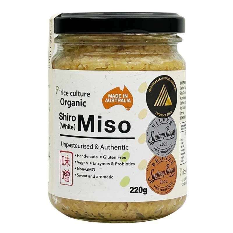 Rice Culture Miso Organic Shiro Miso 220g