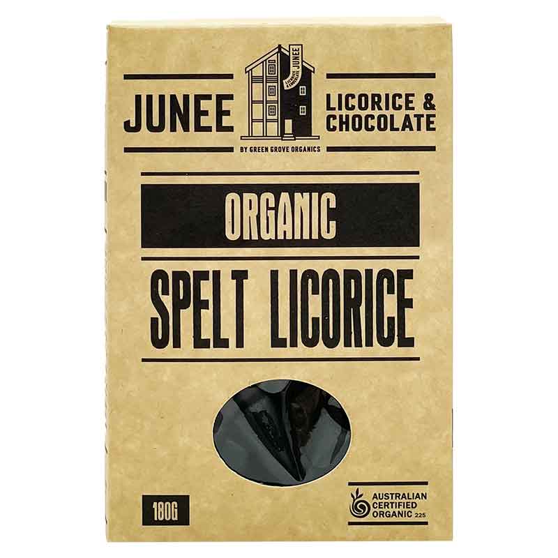 Green Grove Organic Spelt Licorice 180g