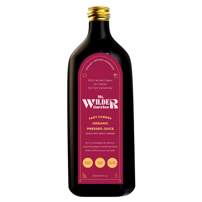 Mt Wilder Berries Organic Tart Cherry Juice 500ml