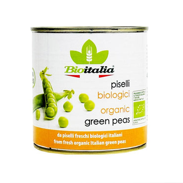 BioItalia Organic Tinned Peas 400g