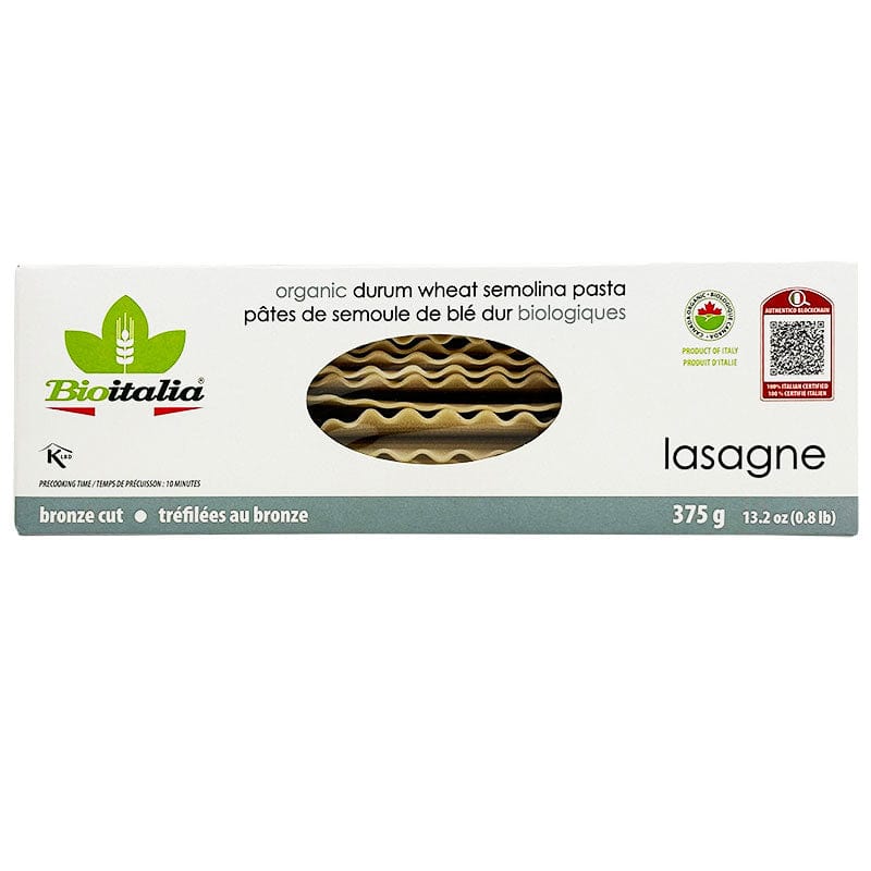 BioItalia Pasta - Lasagne Sheets Organic 375g