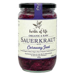 Herbs of Life Red Sauerkraut with Caraway 600g