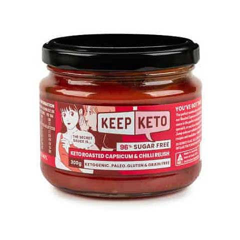 Keep Keto Relish Roast Capsicum and Chilli 300g