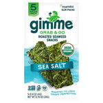 Gimme Roasted Seaweed Snacks Grab and Go Sea Salt 5 x 4g