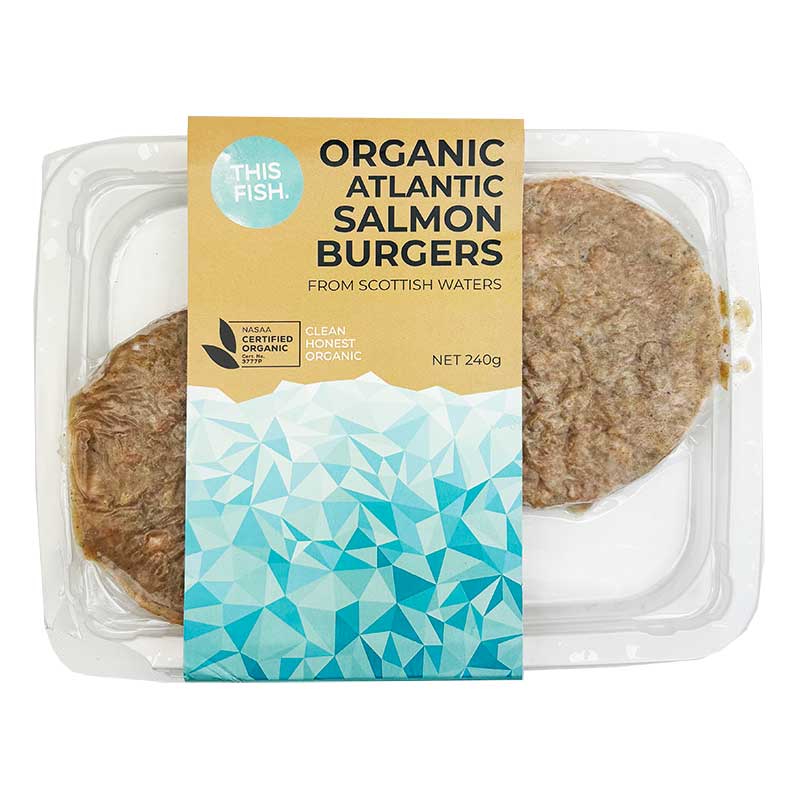 This Fish Salmon Burgers Organic 240g