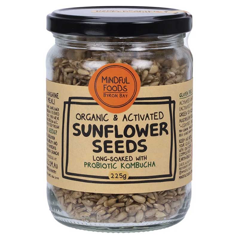 Mindful Foods Sunflower Seeds Organic and Activated 225g