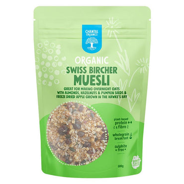 Chantal Organics Swiss Bircher Muesli 600g