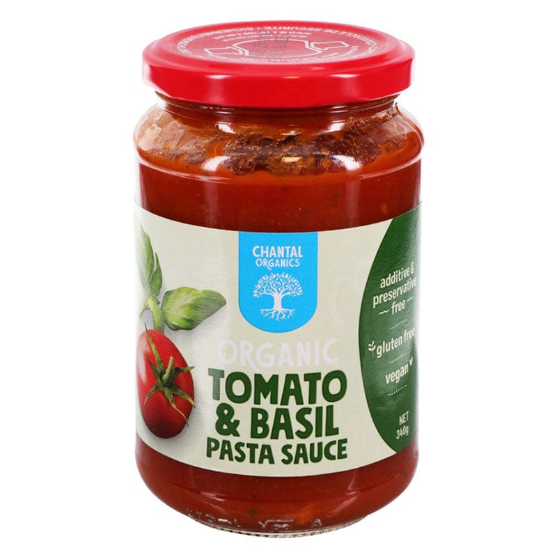 Chantal Organics Tomato and Basil Pasta Sauce 340g