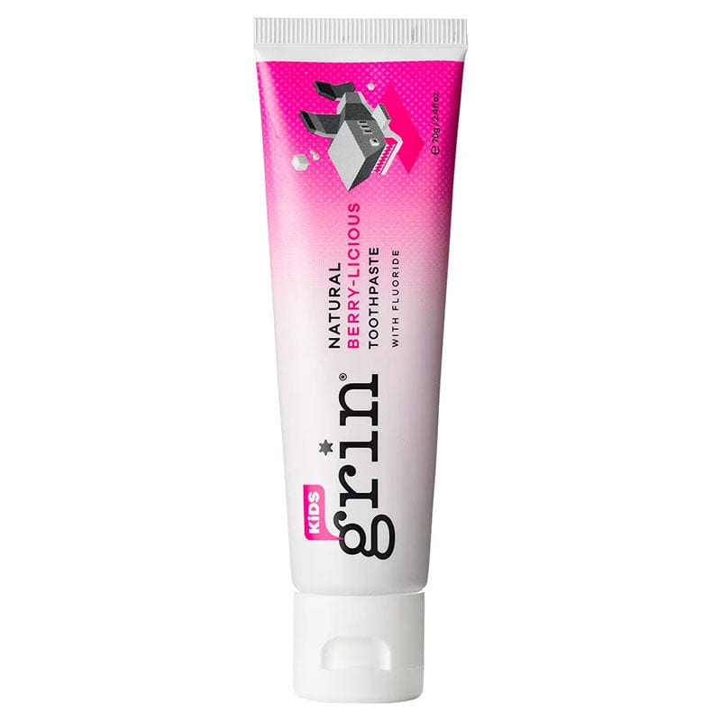 Grin Toothpaste Kids Berry-Licious with Fluoride 70g