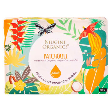 Niugini Organics Virgin Coconut Oil Patchouli Soap 100g