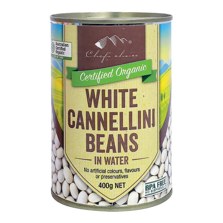 Chef's Choice White Cannellini Beans Organic 400g