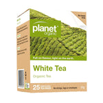 Planet Organic White Tea 25 bags