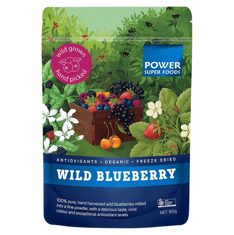 Power Super Foods Wild Blueberry Powder 60g