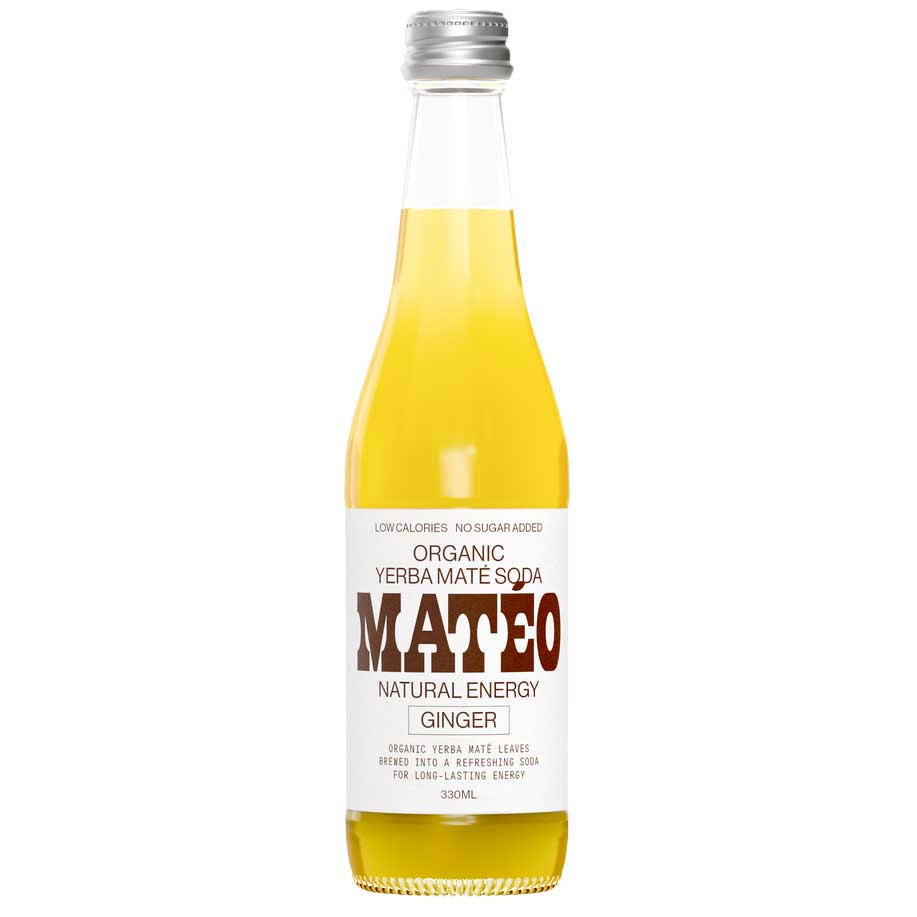 Mateo Yerba Mate Soda Ginger 330ml