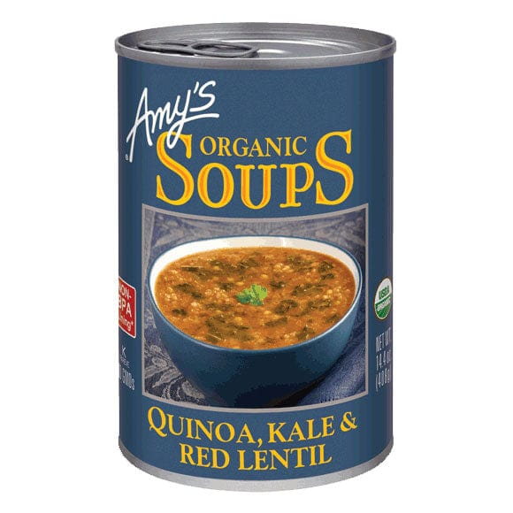 Amyâ€™s Kitchen Quinoa, Kale and Red Lentil Soup 408g