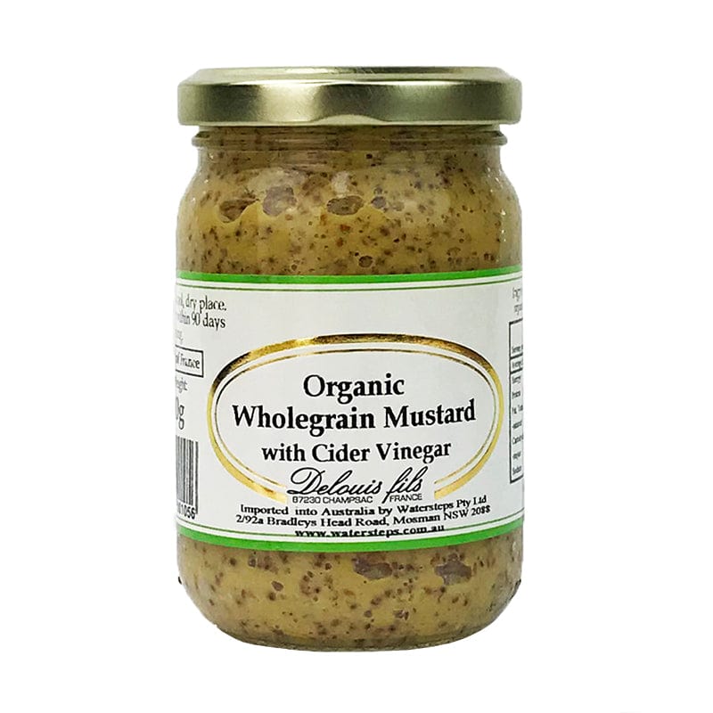 Delouis Organic Wholegrain Mustard 200g