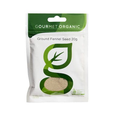 Gourmet Organic Herbs Fennel Seeds Ground 20g