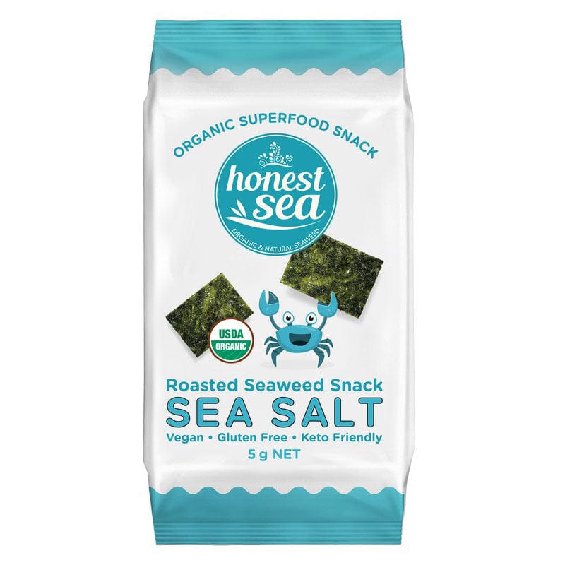 Honest Sea Organic Seaweed Snacks Sea Salt 5g