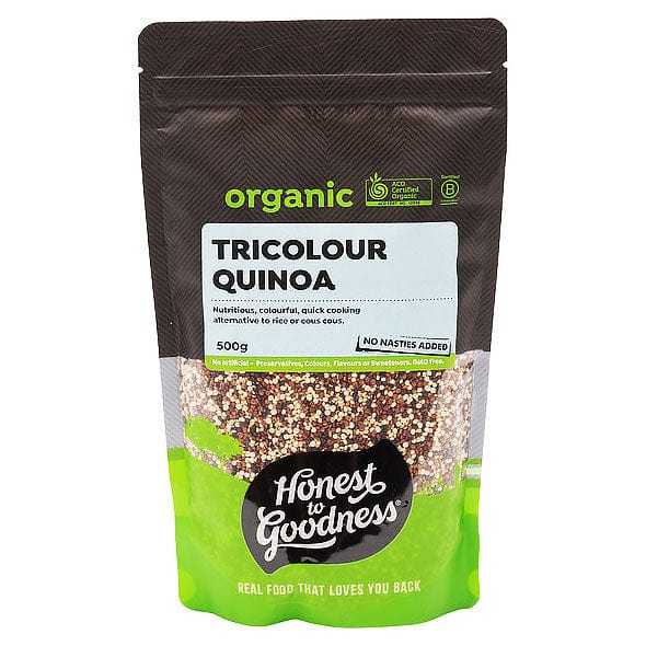 Honest to Goodness Organic Tricolour Quinoa 500g
