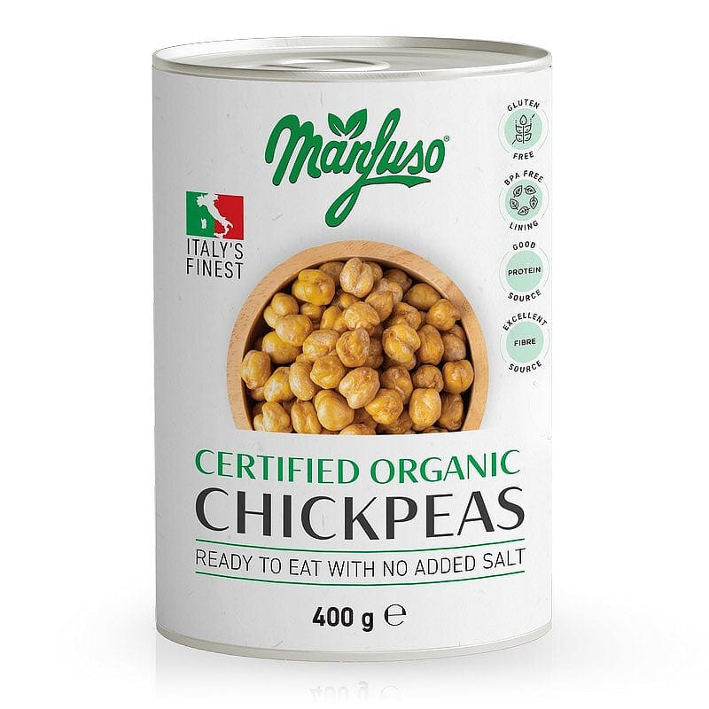 Manfuso Organic Chickpeas 400g