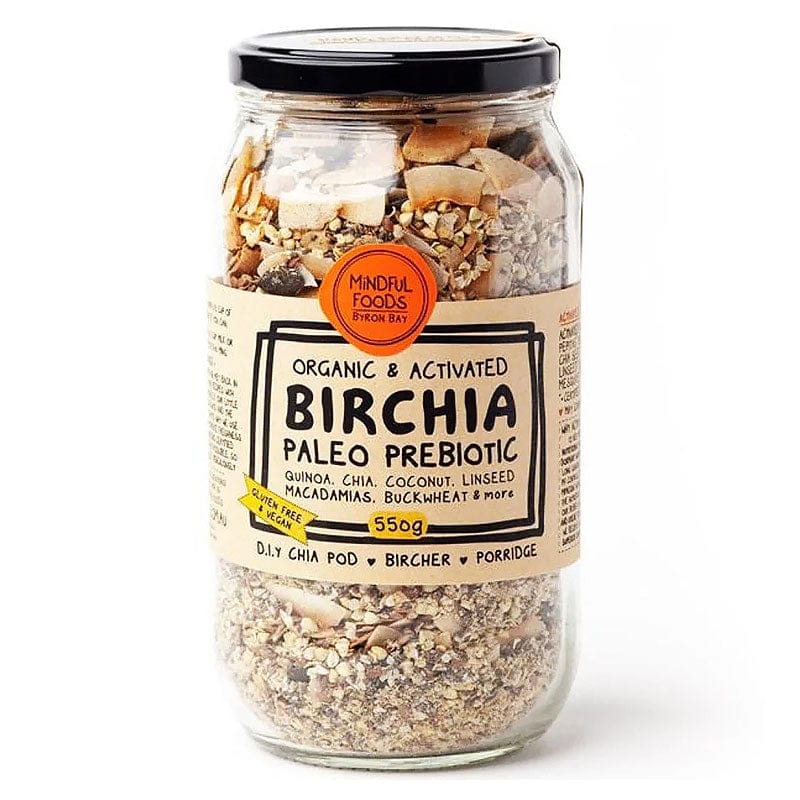Mindful Foods Birchia Paleo Prebiotic Granola Organic and Activated 500g