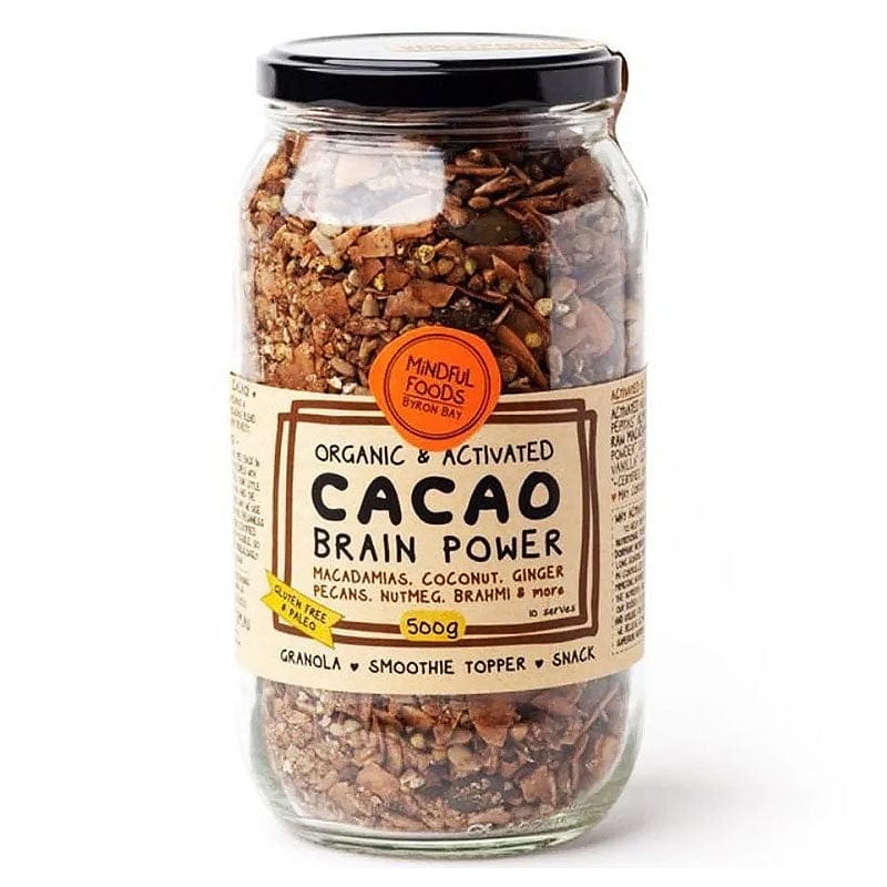 Mindful Foods Cacao Brain Power Granola Organic and Activated 450g