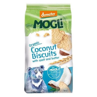 Mogli Organic Spelt Biscuits  Coconut 125g