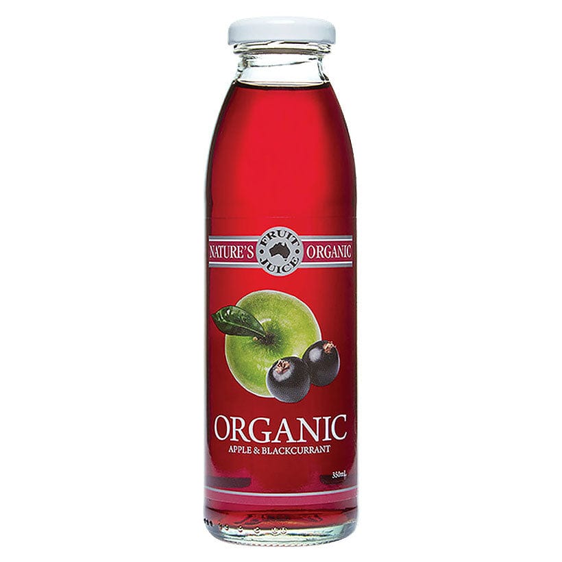 Nature's Organic Apple and Blackcurrant Juice Organic 350ml