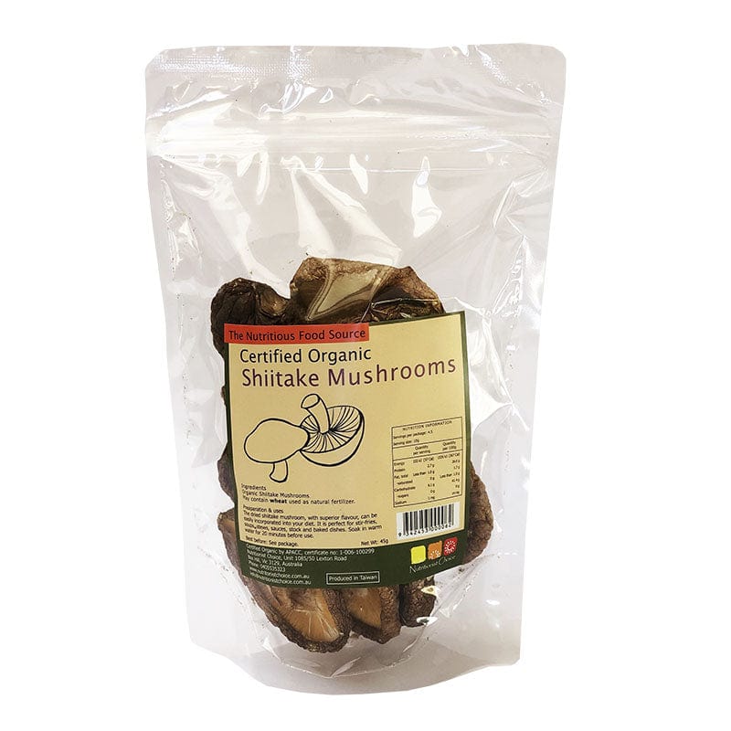 Nutritionist Choice Shiitake Mushrooms 45g