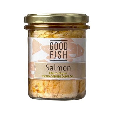 Good Fish Alaskan Salmon in Extra Virgin Olive Oil JAR 200g
