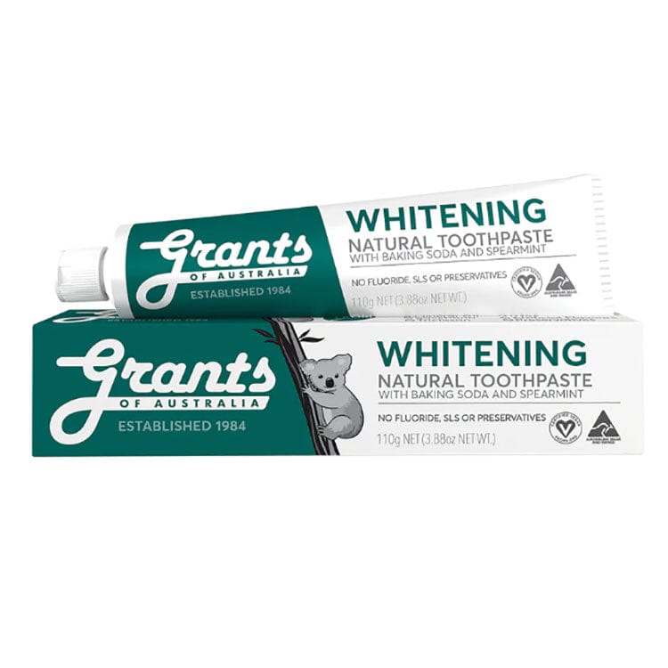 Grants Whitening Toothpaste with Baking Soda and Spearmint 75g