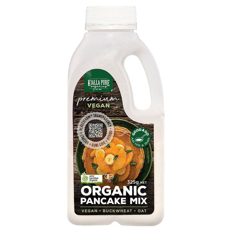 Kialla  Organic Vegan Pancake Mix Vanilla 325g