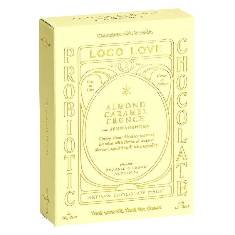 Loco Love Almond Caramel Crunch Chocolate Twin Pack