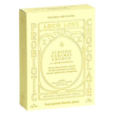 Loco Love Almond Caramel Crunch Chocolate Twin Pack