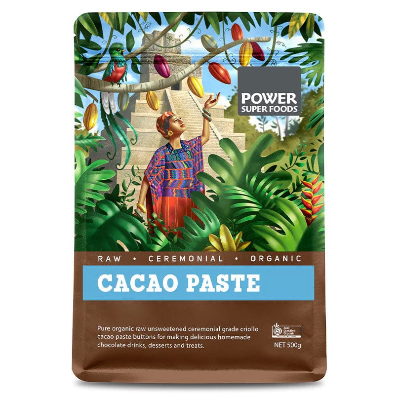 Power Super Foods Cacao Paste Buttons 500g