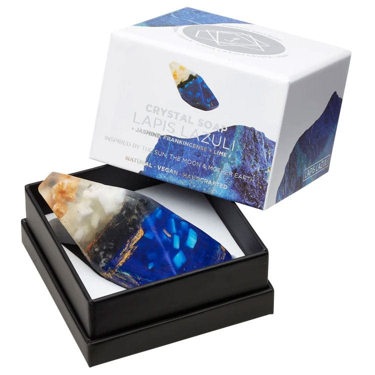 Summer Salt Body Crystal Soap Lapis Lazuli - Jasmine and Lime 150g