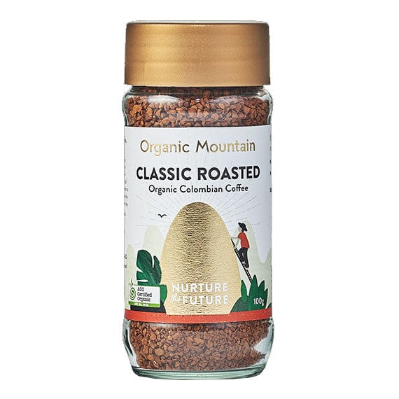 Organic Mountain Classic Roasted Instant Coffee 100g