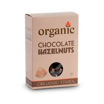 Organic Times Milk Chocolate Coated Hazelnuts 150g