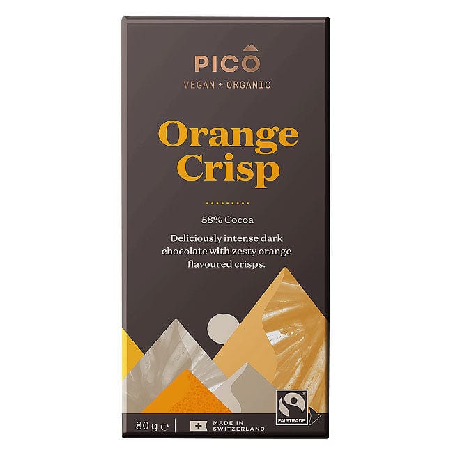 Pico Organic Chocolate Orange Crisp 80g