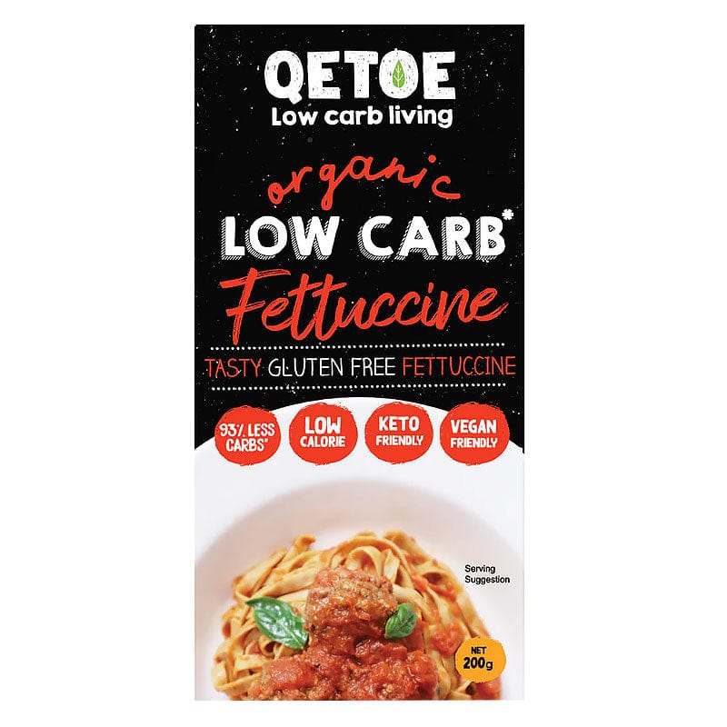 Qetoe Low Carb Fettuccine Organic 200g
