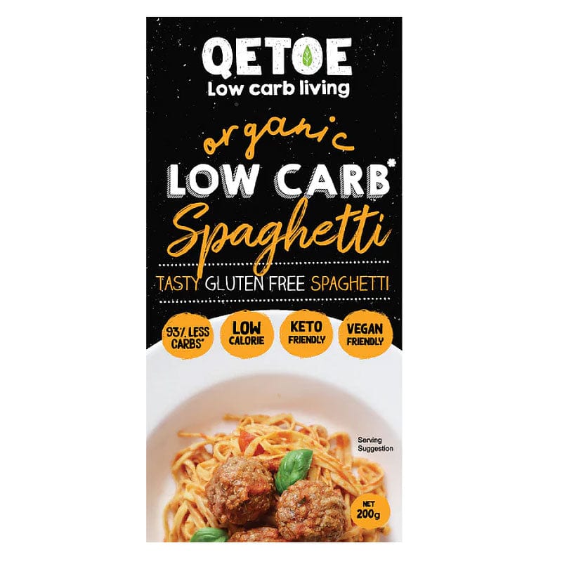 Qetoe Low Carb Spaghetti Organic 200g