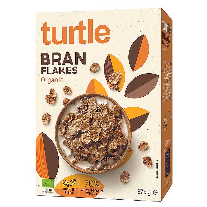 Turtle Bran Flakes Organic 375g