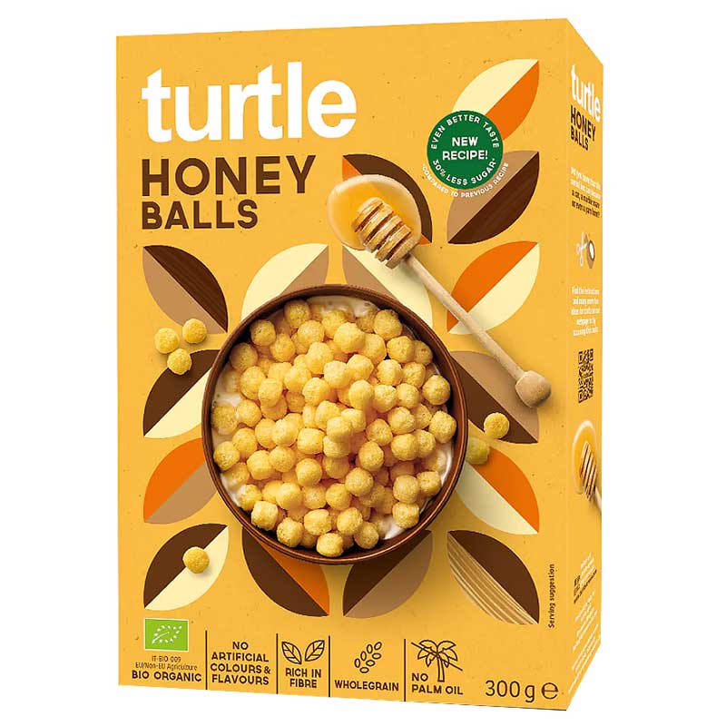 Turtle Honey Balls Organic 300g