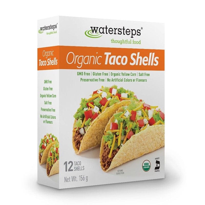 Watersteps Organic Taco Shells 12 pack