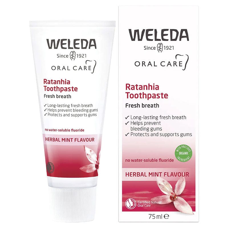 Weleda Toothpaste Ratanhia Herbal Mint 75ml