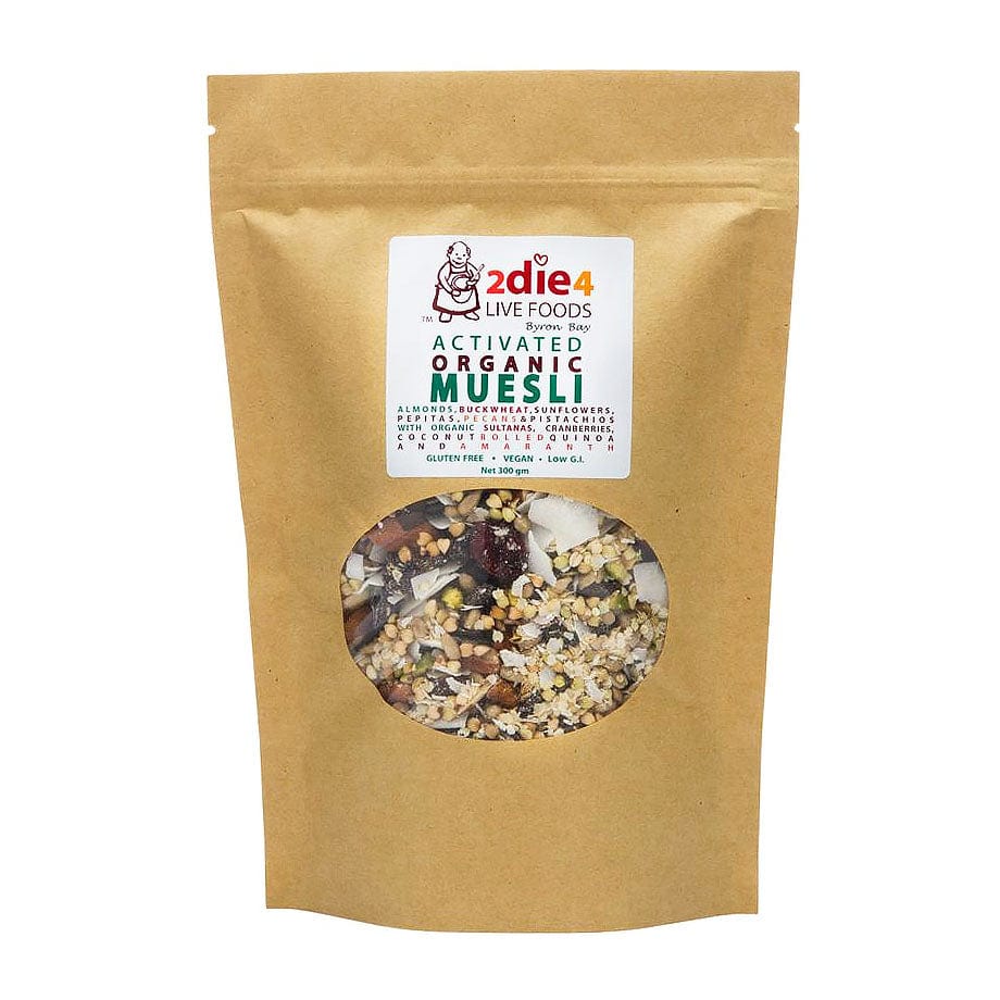 2Die4 Live Foods Organic Activated Muesli 300g