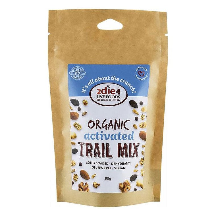2Die4 Live Foods Organic Activated Trail Mix 80g