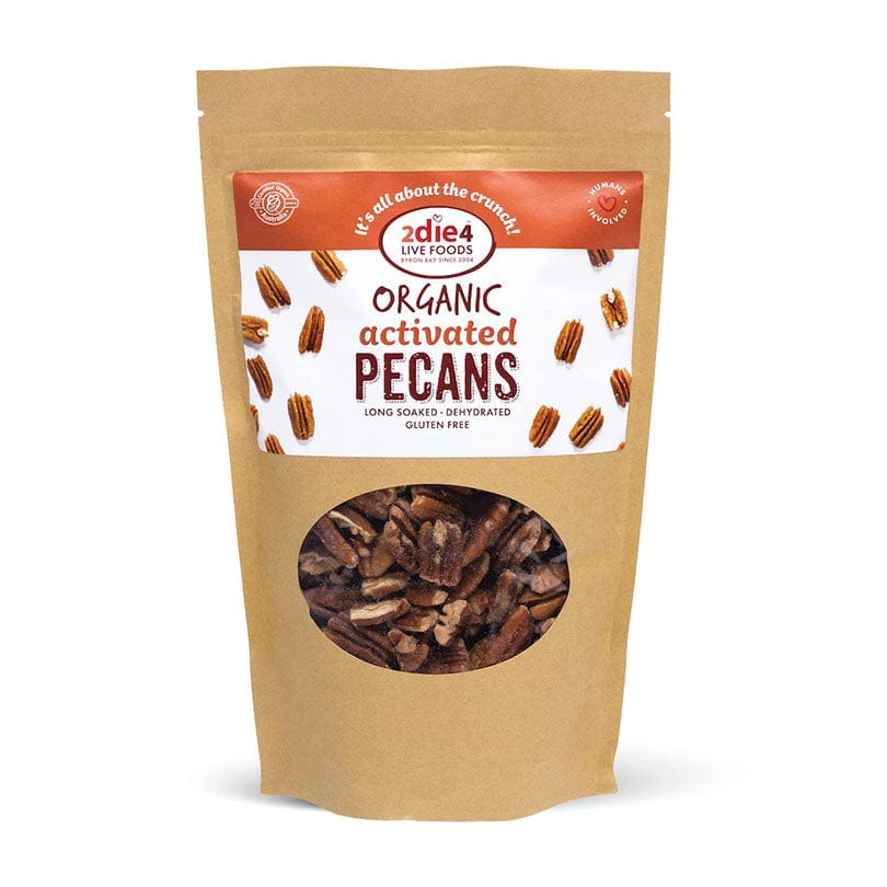 2Die4 Live Foods Organic Pecans Activated with Fresh Whey 300g