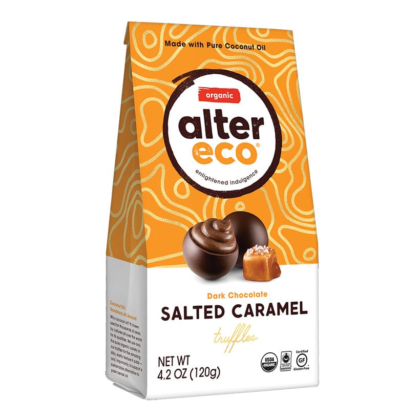Alter Eco Salted Caramel Truffles Chocolate 108g